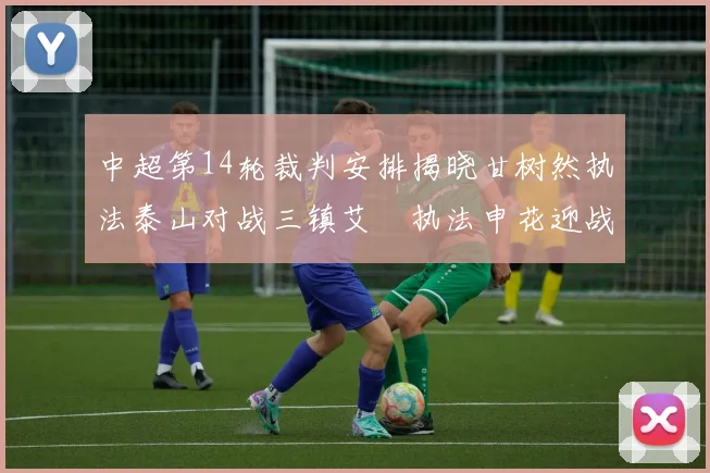 中超第14轮裁判安排揭晓甘树然执法泰山对战三镇艾堃执法申花迎战新鹏城